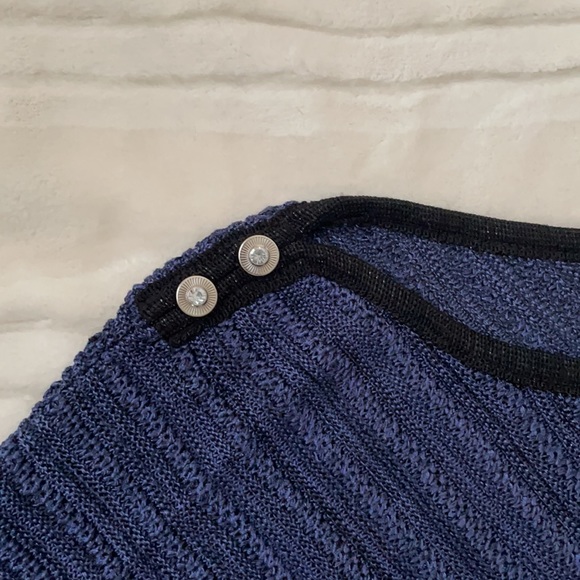 White House Black Market Sweater Blue SP/MP - Picture 5 of 5